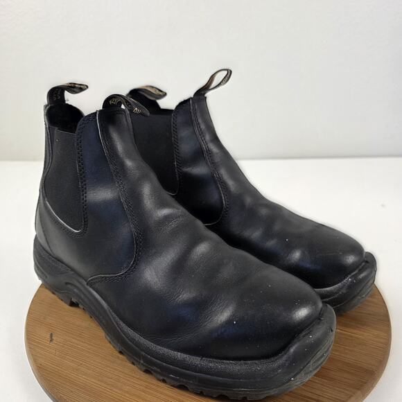 Blundstone Boots Mens Size 10.5 Black Chelsea Work Slip Resistant EH ASTM F2892 - Picture 6 of 14